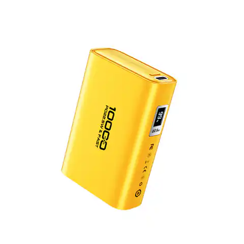 ⁨WEKOME WP-381 Tint Series - Power bank 10000 mAh Super Fast Charging USB-C PD 20W + USB-A QC3.0 22.5W (Żółty)⁩ w sklepie Wasserman.eu