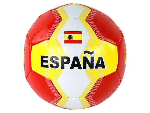 ⁨Piłka Do Piłki Nożnej Flaga Hiszpanii 24cm Rozmiar 5⁩ w sklepie Wasserman.eu