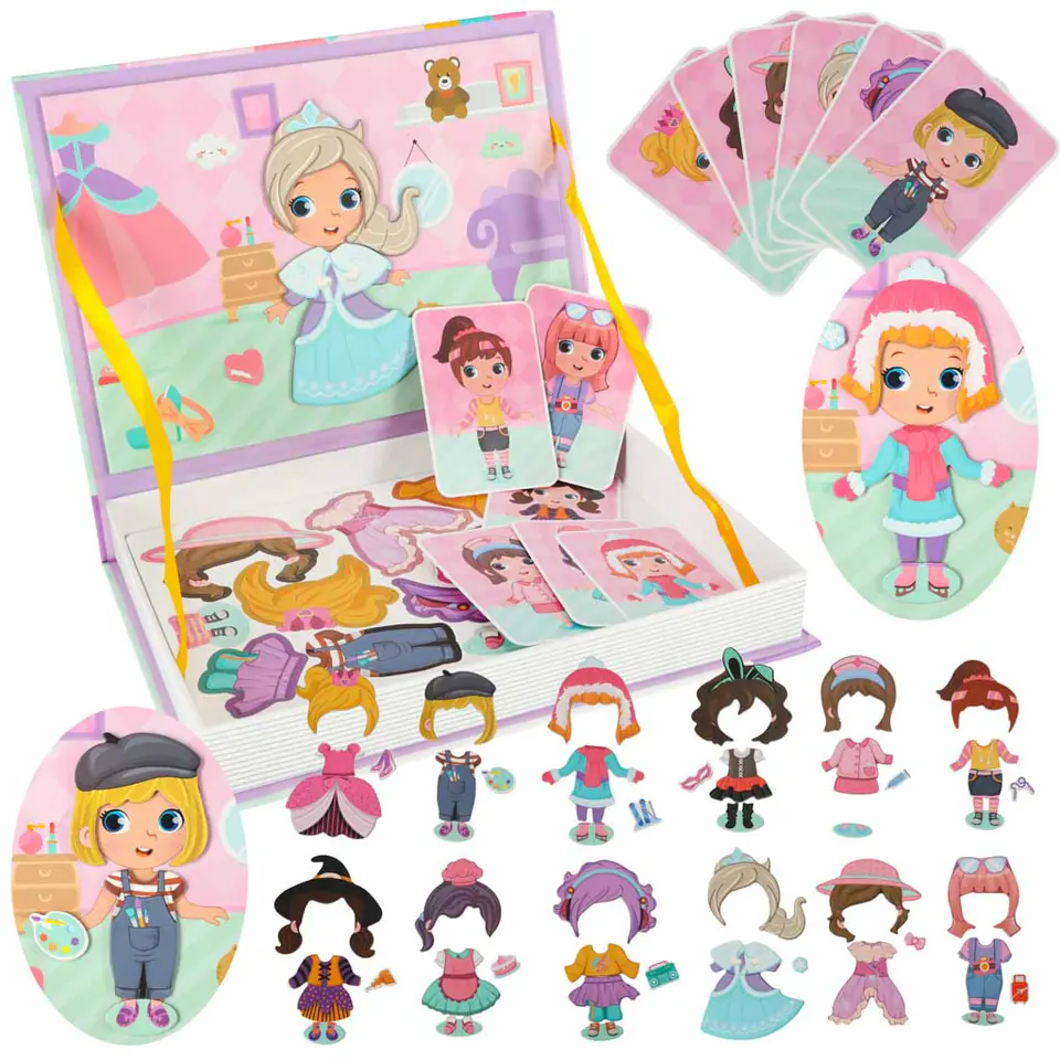 ⁨Magnetic puzzle puzzle dress up the doll 51el.⁩ at Wasserman.eu