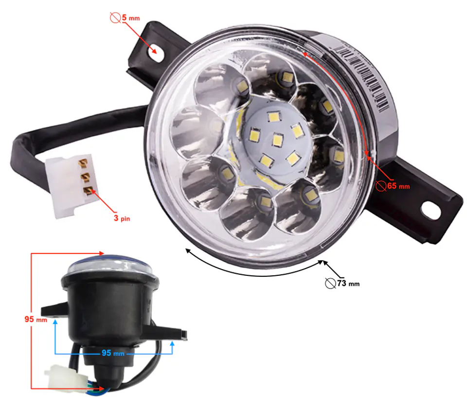 ⁨Reflektor LED ATV Force⁩ w sklepie Wasserman.eu