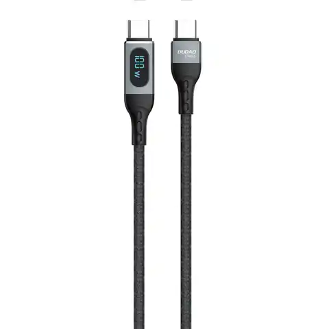 ⁨Dudao cable USB Type-C - USB Type-C fast charging PD 100W black (L7MaxC)⁩ at Wasserman.eu