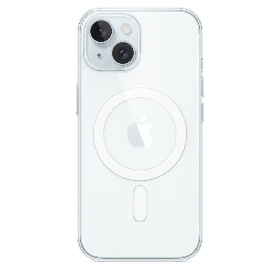 ⁨Apple iPhone 15 Case with MagSafe - Transparent⁩ at Wasserman.eu