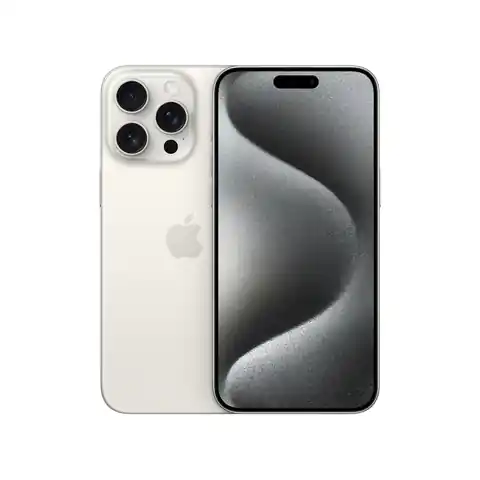 ⁨Apple iPhone 15 Pro Max 256GB - White Titanium⁩ at Wasserman.eu