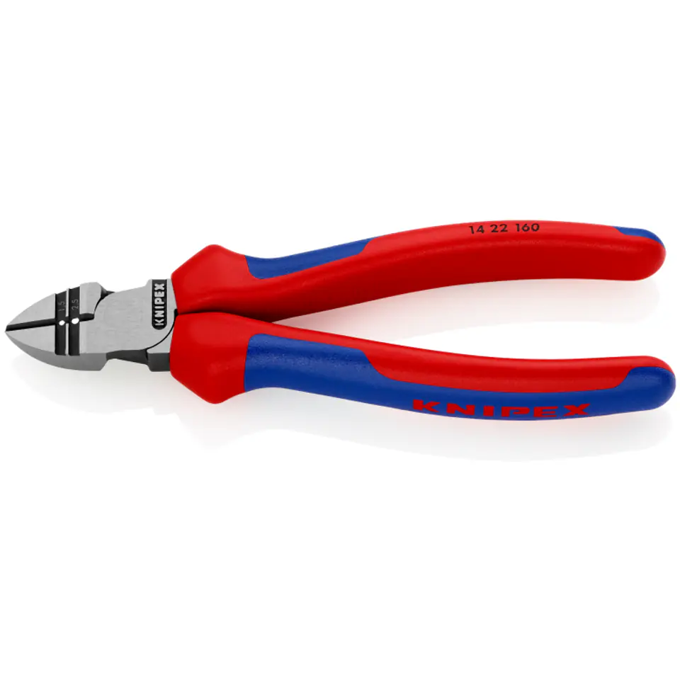 ⁨Szczypce tnące boczne do ściągania izolacji 14 22 160 KNIPEX⁩ w sklepie Wasserman.eu