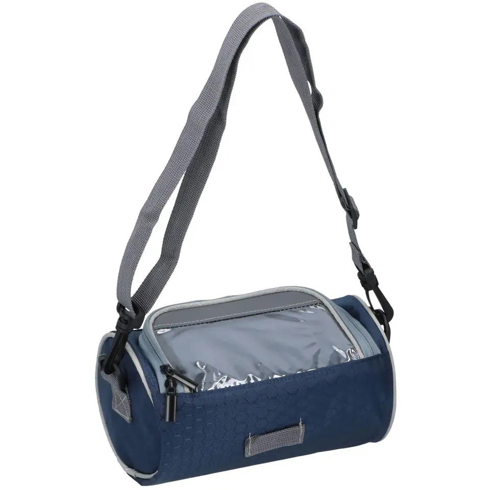 SAKWA TORBA ROWEROWA 2W1 NA KIEROWNICĘ DUNLOP - NAVY w sklepie Wasserman.eu