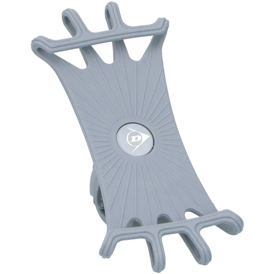 ⁨UCHWYT ROWEROWY SILIKONOWY NA TELEFON DUNLOP OBRACANY 360 SZARY⁩ w sklepie Wasserman.eu