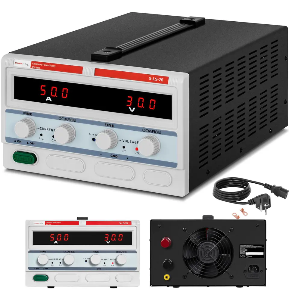 Zasilacz laboratoryjny impulsowy OVP OTP OPP 0-50A 0-30V 1500W w sklepie Wasserman.eu