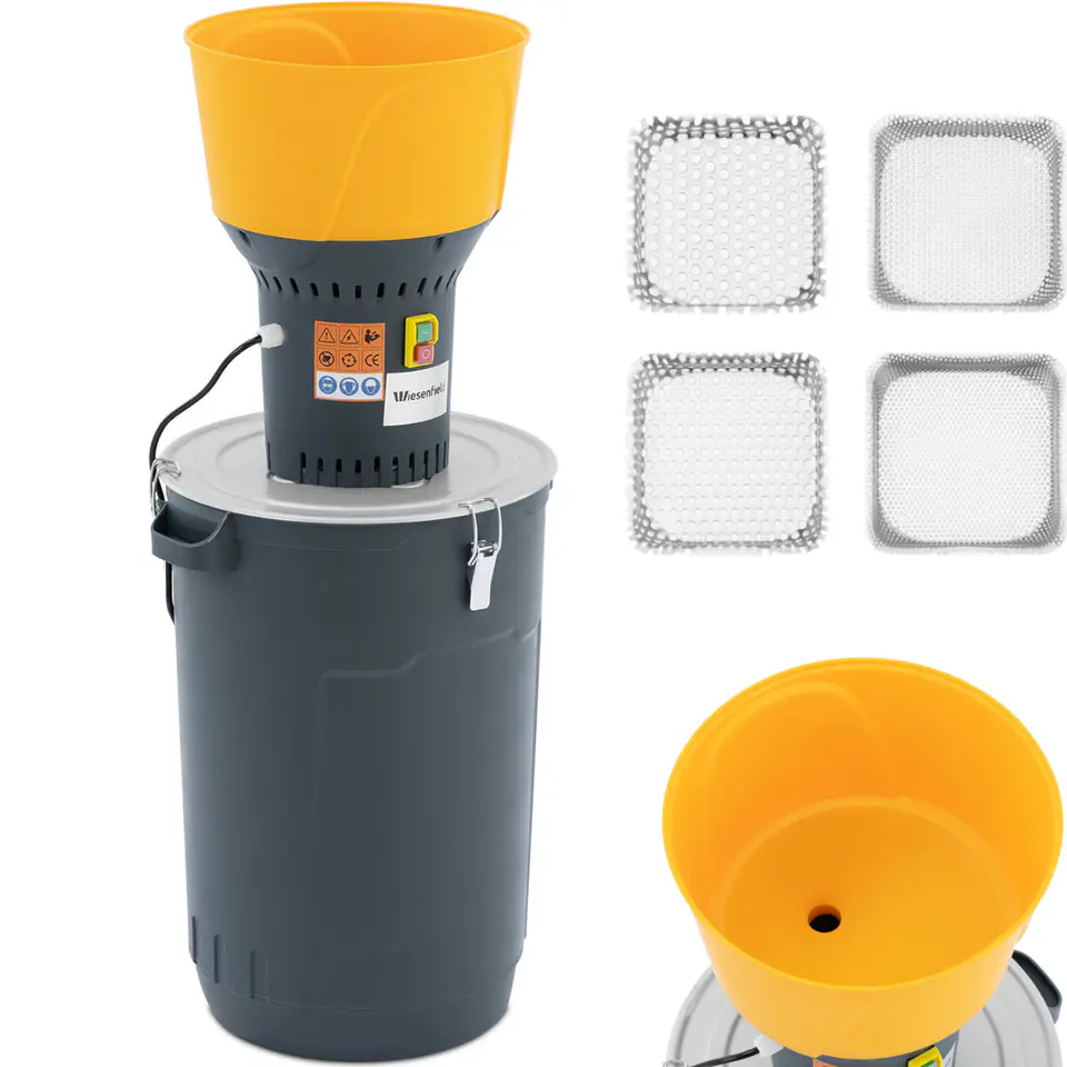 ⁨Śrutownik do zboża kukurydzy grochu 60 l 400 kg/h 1300 W⁩ w sklepie Wasserman.eu