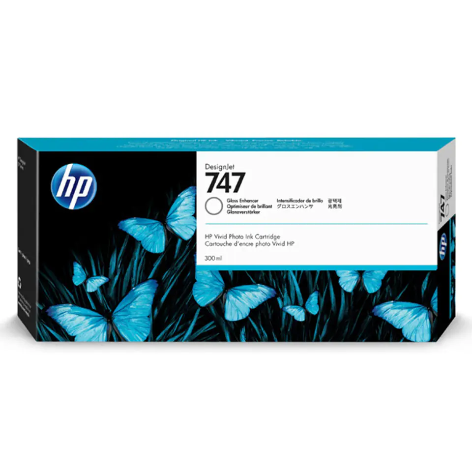 ⁨HP oryginalny wzmacniający połysk P2V87A, HP 747, Gloss Enhancer Cartridge, 300ml⁩ w sklepie Wasserman.eu