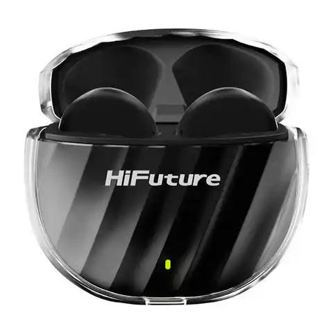 ⁨Słuchawki douszne HiFuture FlyBuds 3 (czarny)⁩ w sklepie Wasserman.eu