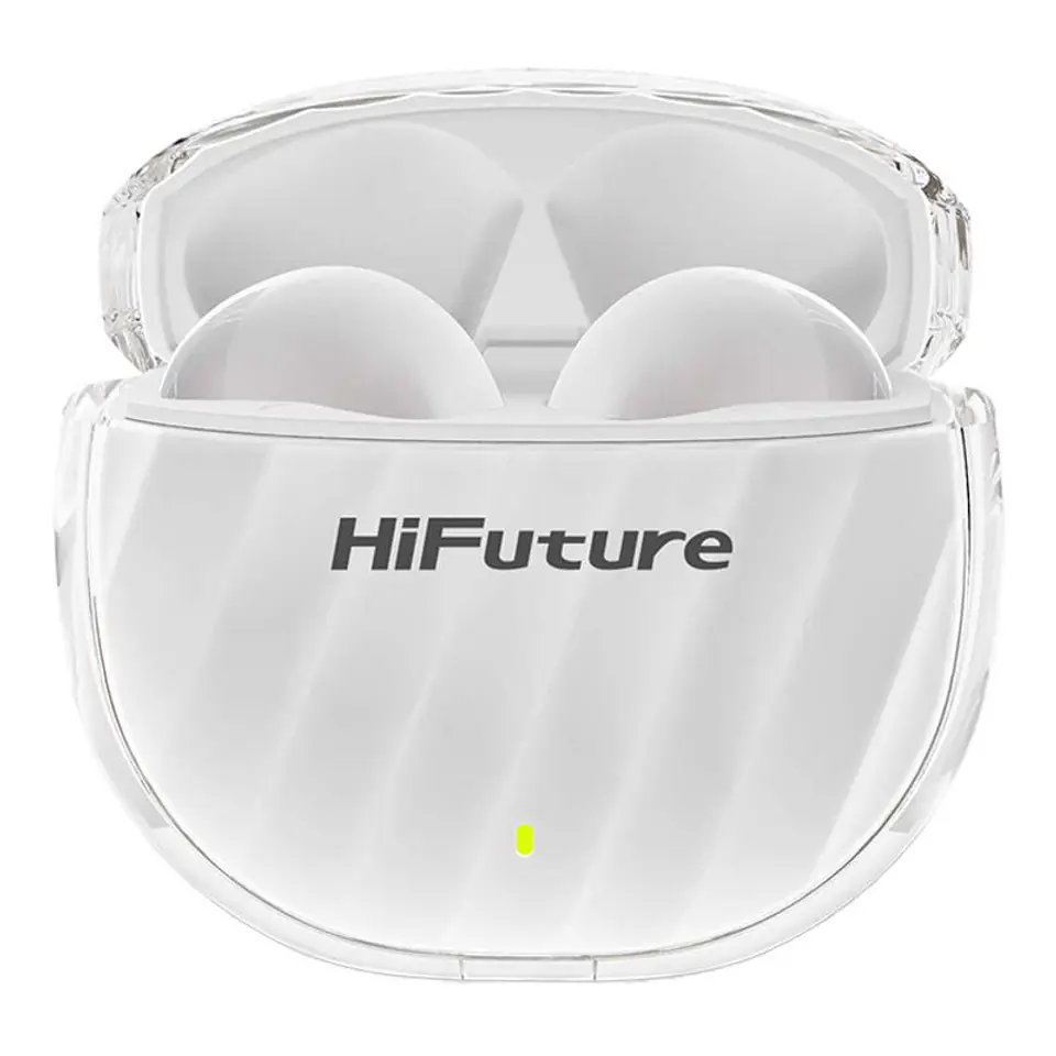 ⁨Słuchawki douszne HiFuture FlyBuds 3 (biały)⁩ w sklepie Wasserman.eu