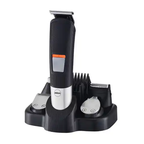 ⁨ELDOM ALF hair clipper, nose and ear trimmer, rechargeable battery, 5 W, display LED⁩ at Wasserman.eu