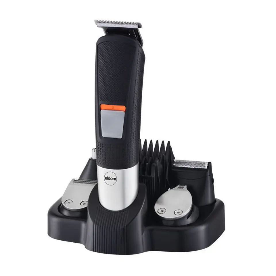 ⁨ELDOM ALF hair clipper, nose and ear trimmer, rechargeable battery, 5 W, display LED⁩ at Wasserman.eu