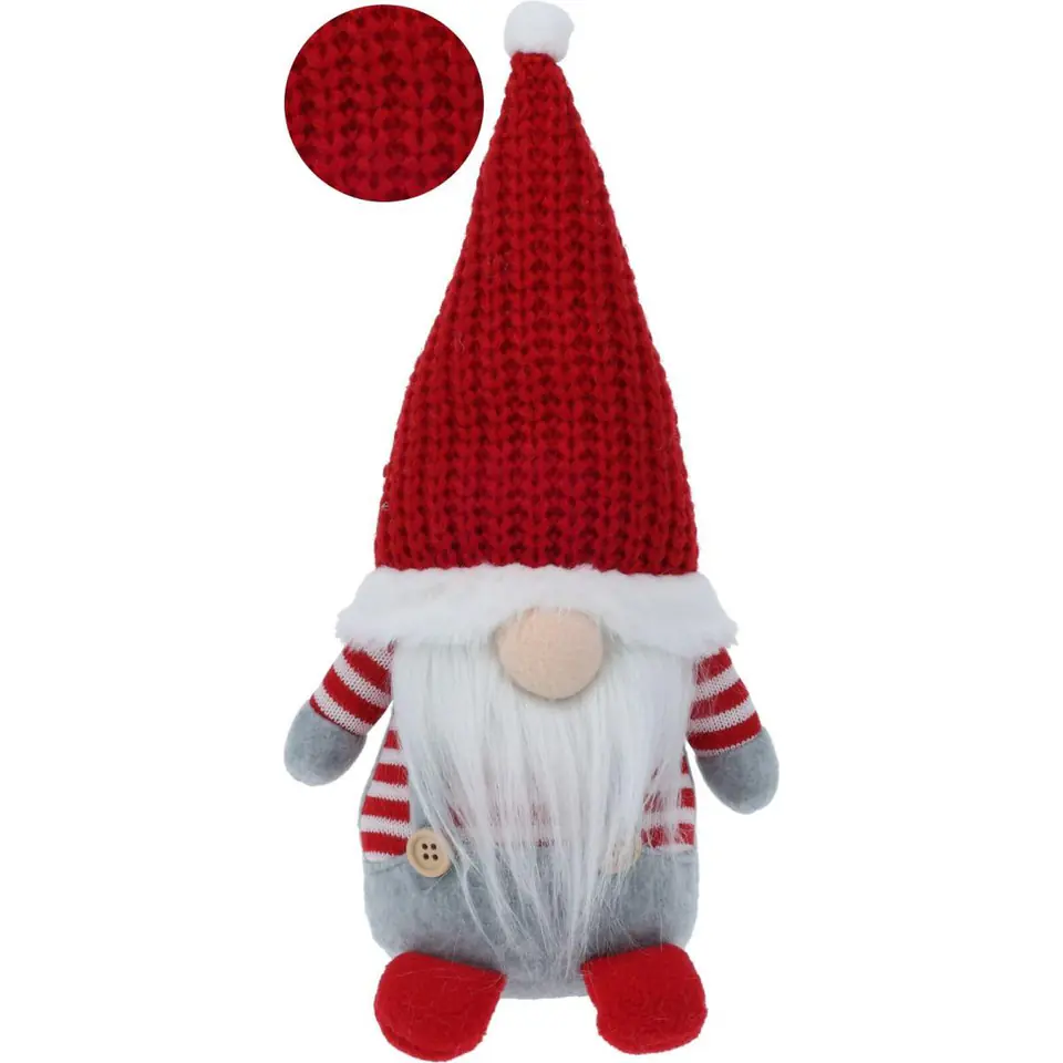 ⁨SKRZAT KRASNAL ŚWIĄTECZNY 30CM SZARY⁩ w sklepie Wasserman.eu