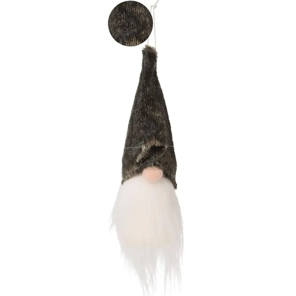 ⁨ZAWIESZKA DEKORACYJNA MIKOŁAJ 11CM ZIELONY⁩ w sklepie Wasserman.eu