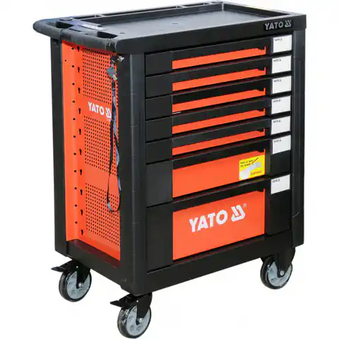 ⁨Wózek narzędziowy Yato 7 szuflad z wyposażeniem (YT-55290)⁩ w sklepie Wasserman.eu