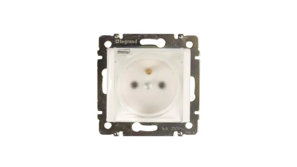 ⁨VALENA Splash-proof socket with/u 16A IP44 white 774221⁩ at Wasserman.eu
