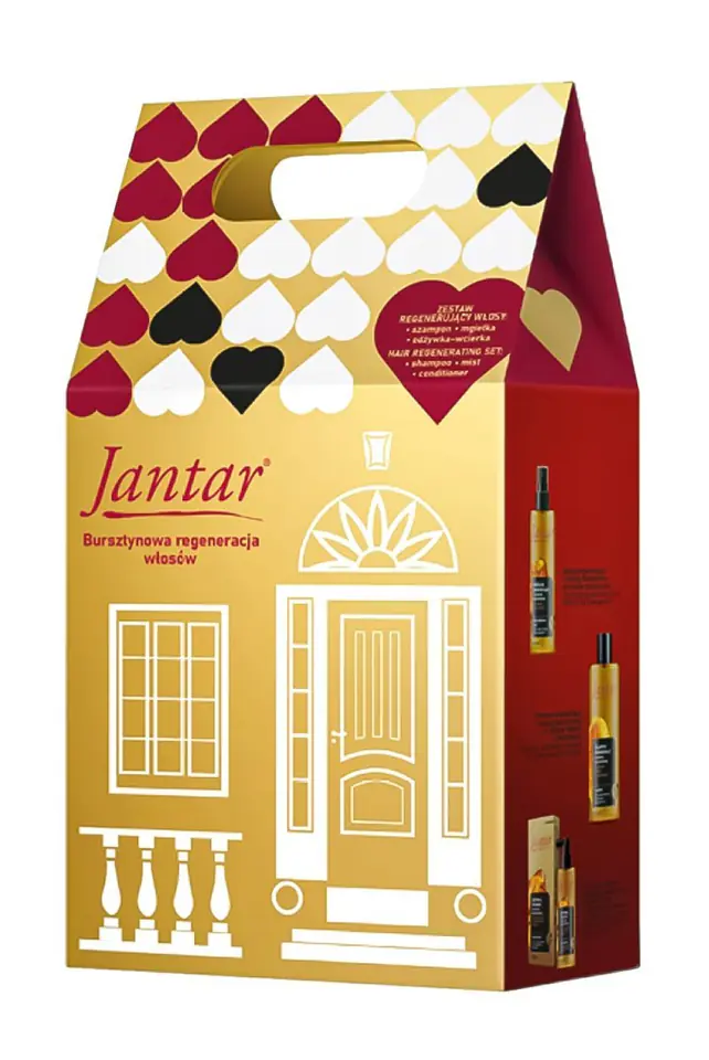 ⁨Farmona Zestaw prezentowy Jantar (Szampon/odżywka/mgiełka)⁩ w sklepie Wasserman.eu