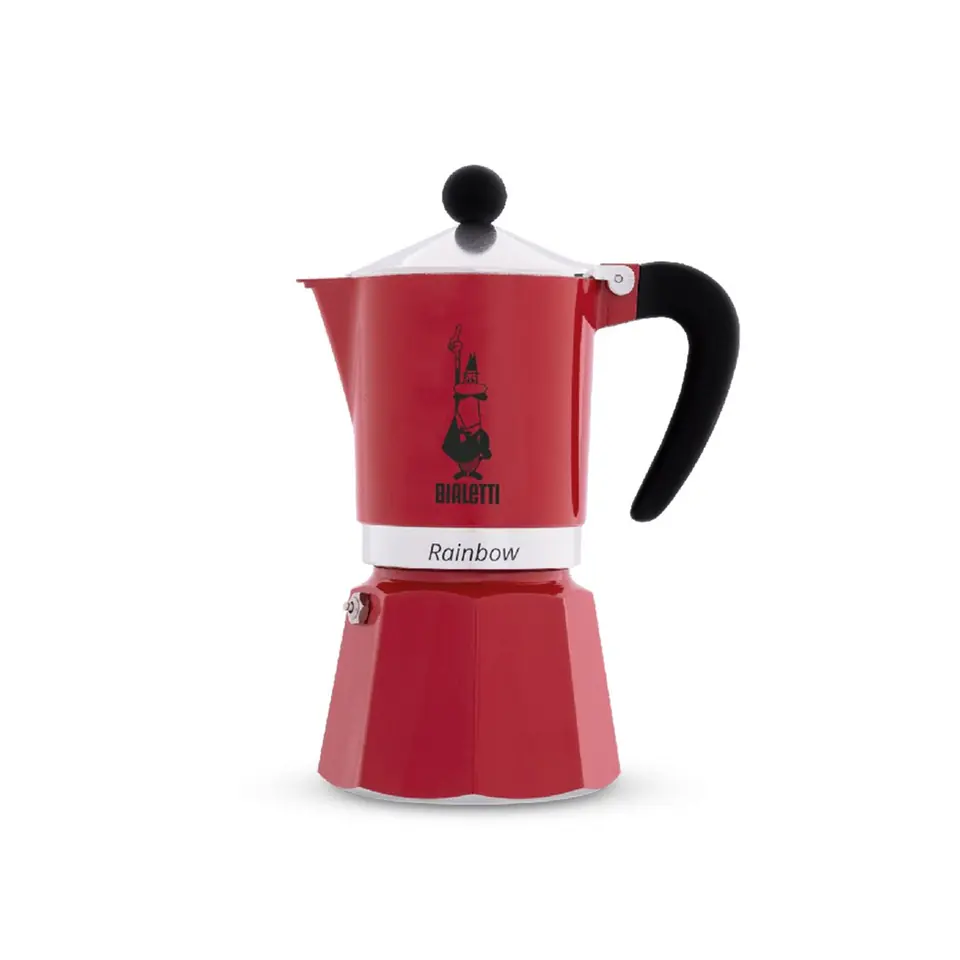 ⁨Bialetti kawiarka Rainbow 1tz czerwona⁩ w sklepie Wasserman.eu