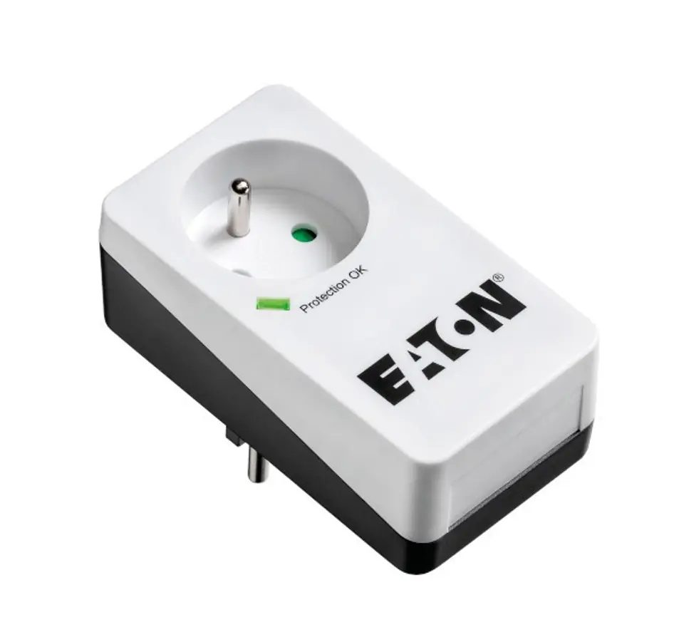 ⁨Urządzenie przeciwprzepięciowa EATON PB1F (1 x UTE; 16 A (3680 W); kolor biały)⁩ w sklepie Wasserman.eu