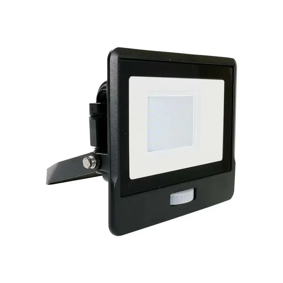 Projektor LED V-TAC VT-138S 30W SAMSUNG CHIP Czujnik ruchu 3000K 2340lm (SKU 20262) Czarny w sklepie Wasserman.eu