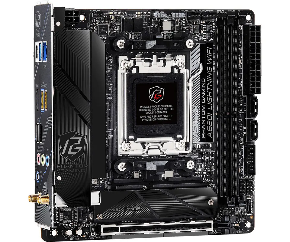 ⁨Płyta główna Asrock A620I LIGHTNING WIFI⁩ w sklepie Wasserman.eu