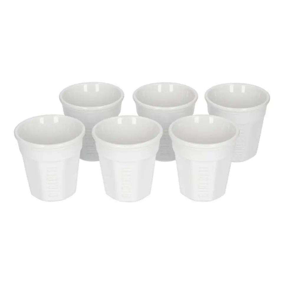 ⁨Set of 6 espresso cups BIALETTI BICCHIERINI Porcelain 6x 60 ml White⁩ at Wasserman.eu