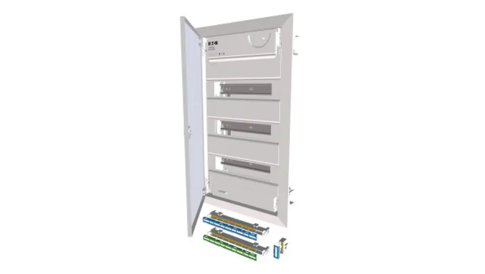 ⁨KLV-36UPS-F PLASTIC SWITCHGEAR PT 36M 3X 12M N+PE IP30 SOLID FLAT METAL DOOR (N)⁩ at Wasserman.eu