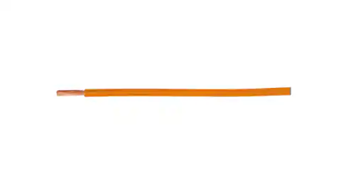 ⁨Przewód instalacyjny H05V-K (LgY) 0,75 pomarańczowy /100m/⁩ w sklepie Wasserman.eu