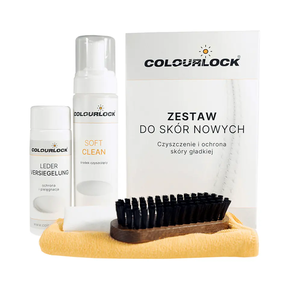 ⁨Colourlock Zestaw Soft Clean - zestaw do regularnego czyszczenia tapicerki skórzanej⁩ w sklepie Wasserman.eu