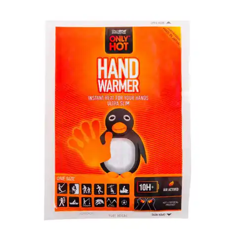 ⁨Ogrzewacz chemiczny do rąk Only Hot Hand Warmer (kolor Czerwony. Pomarańczowy)⁩ w sklepie Wasserman.eu