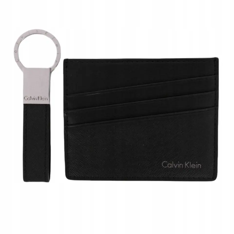 ⁨Brelok + etui Calvin Klein (kolor Czarny)⁩ w sklepie Wasserman.eu