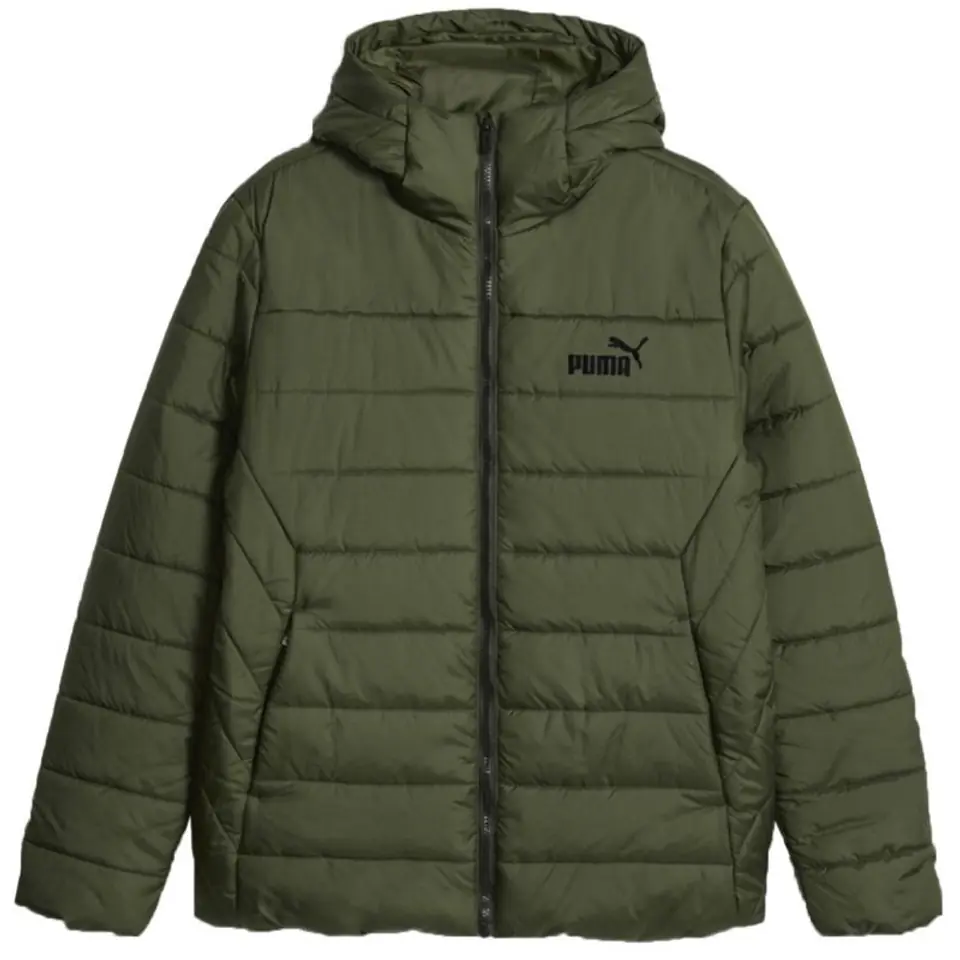 ⁨Puma ESS Hooded Padded Men's Jacket Green 848938 31⁩ at Wasserman.eu