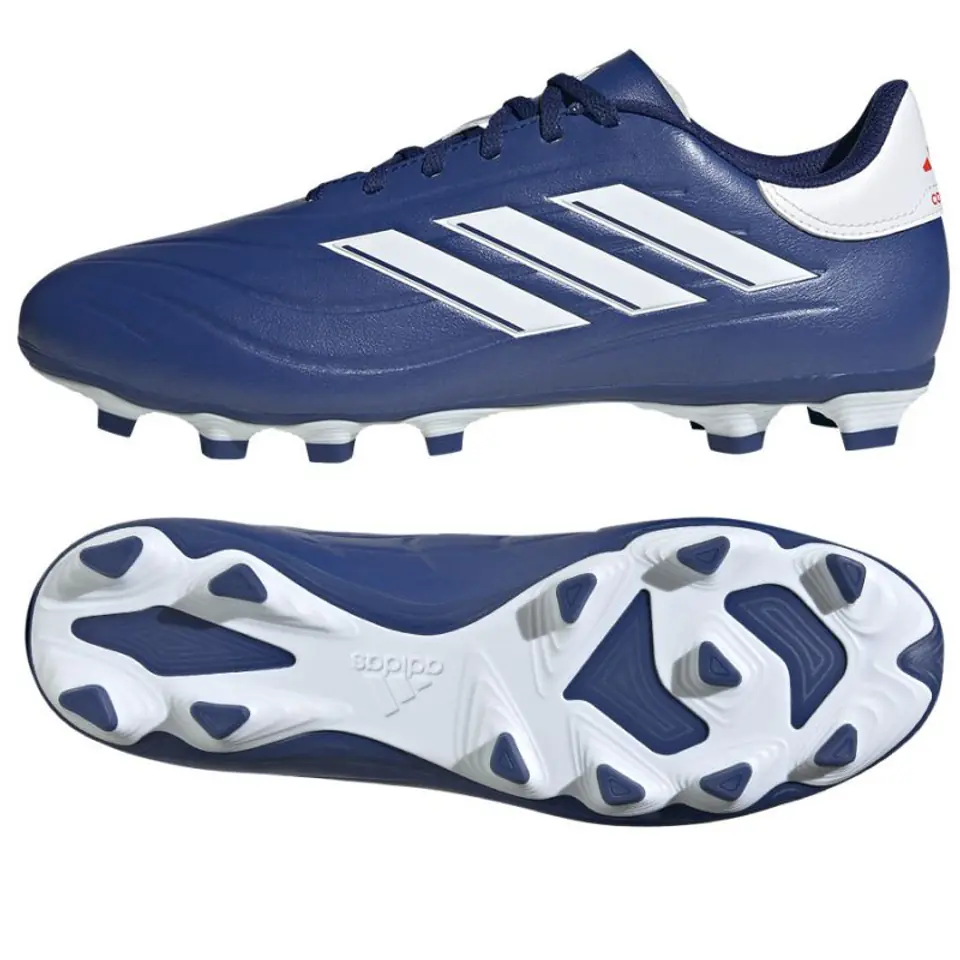 ⁨Buty piłkarskie adidas Copa Pure 2.4 FG M (kolor Niebieski, rozmiar 44 2/3)⁩ w sklepie Wasserman.eu