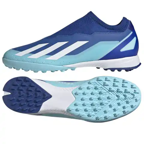 ⁨Buty piłkarskie adidas X Crazyfast.3 LL TF M (kolor Niebieski, rozmiar 42)⁩ w sklepie Wasserman.eu