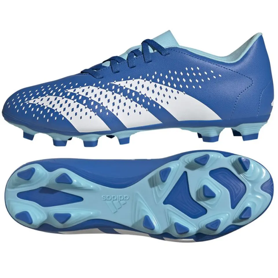 ⁨Buty piłkarskie adidas Predator Accuracy.4 FxG M (kolor Niebieski, rozmiar 46)⁩ w sklepie Wasserman.eu