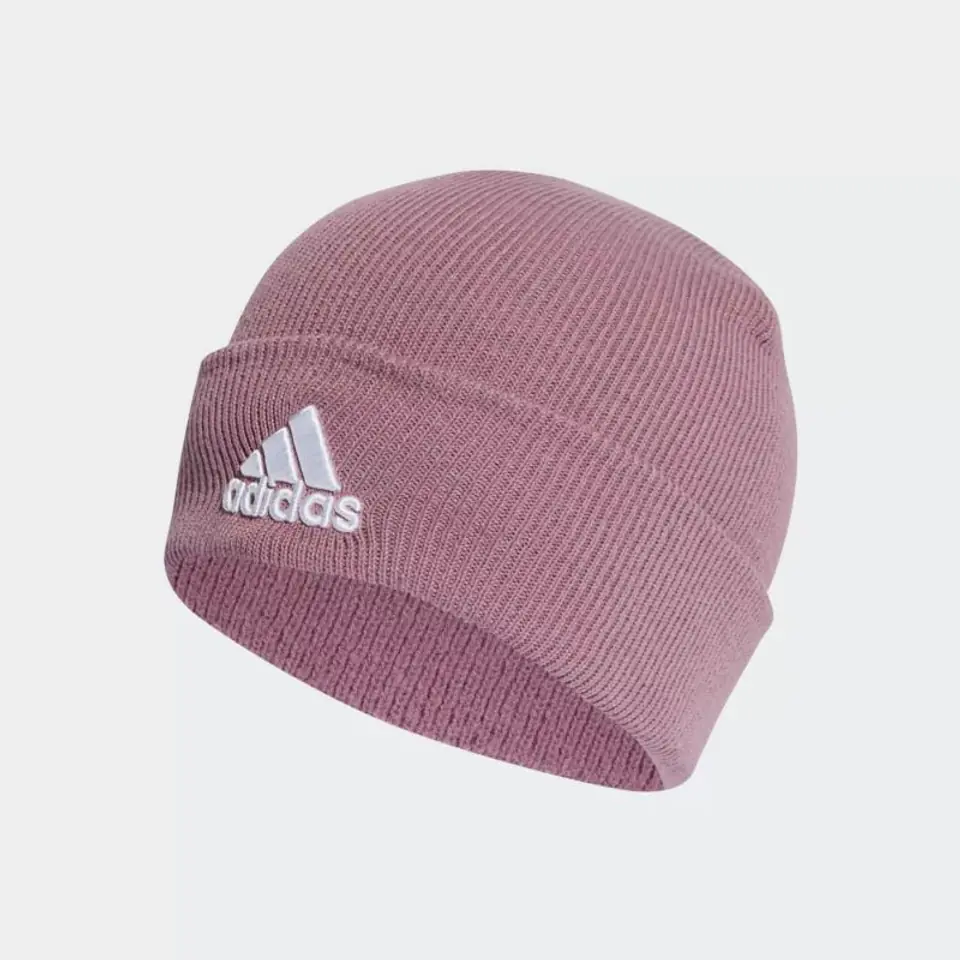 ⁨: Czapka adidas Logo Beanie Cuf II3526 (kolor Różowy)⁩ w sklepie Wasserman.eu