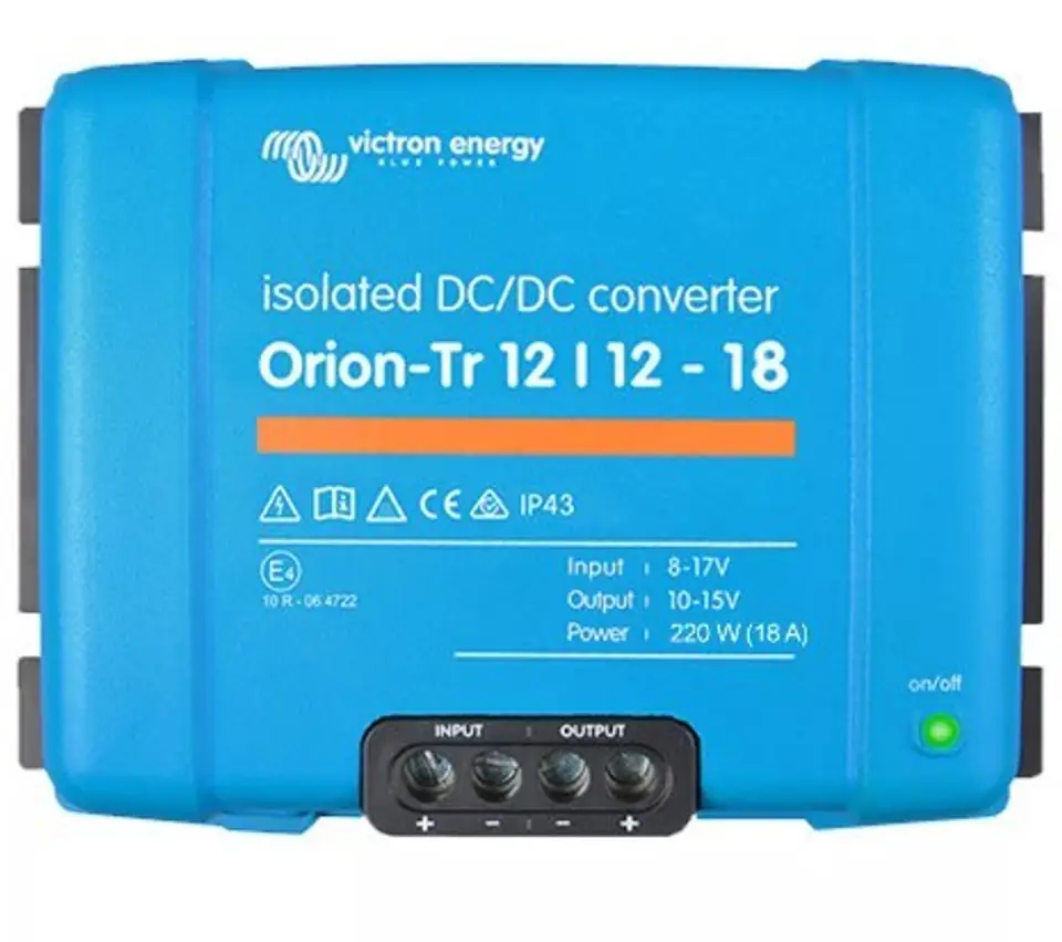 ⁨Przetwornica samochodowa Victron Energy Orion-Tr 12/12-18A 220 W (ORI121222110)⁩ w sklepie Wasserman.eu