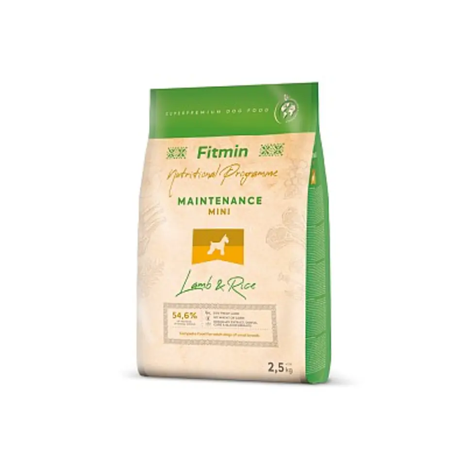 ⁨FITMIN dog Mini Lamb & Rice 2,5kg⁩ w sklepie Wasserman.eu