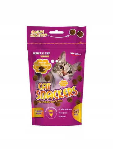 ⁨BIOFEED Cat Snackers 60g⁩ w sklepie Wasserman.eu