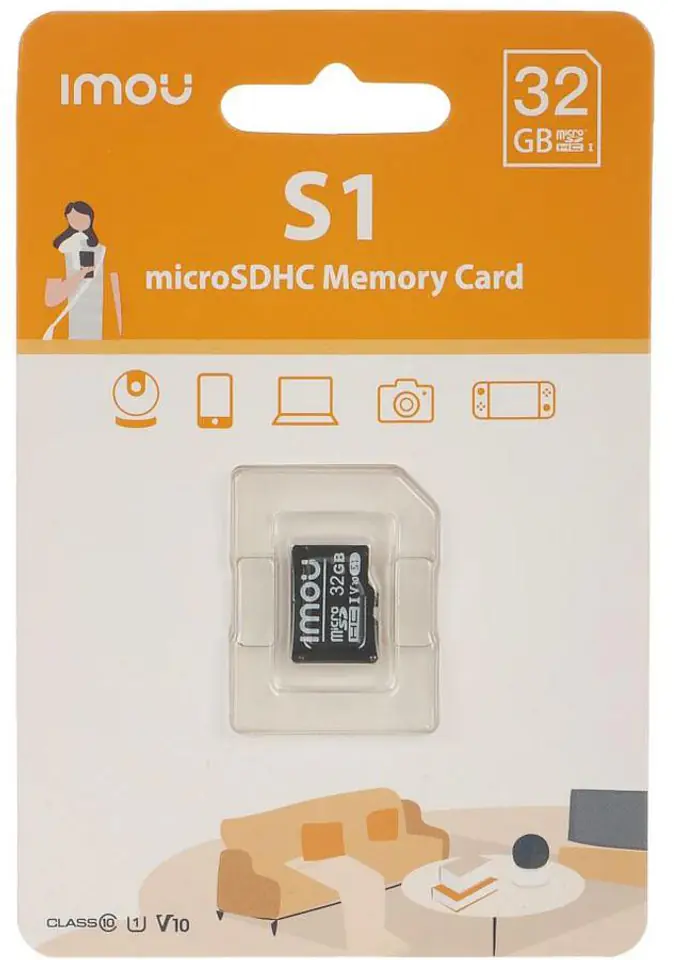 ⁨Karta pamięci microSD IMOU ST2-32-S1 32GB⁩ w sklepie Wasserman.eu