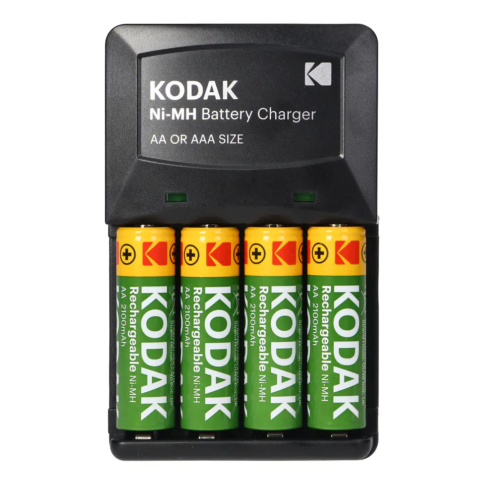 Ładowarka Kodak K620, 4xAA lub AAA + 4 szt. akumulatorków AA 2100mAh w sklepie Wasserman.eu