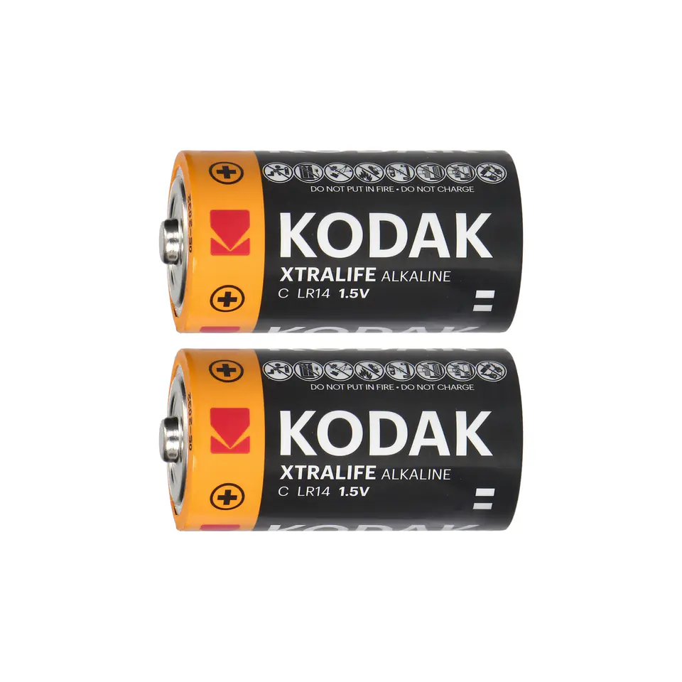 ⁨Baterie Kodak XTRALIFE Alkaline KC-2 LR14, 2 szt.⁩ w sklepie Wasserman.eu