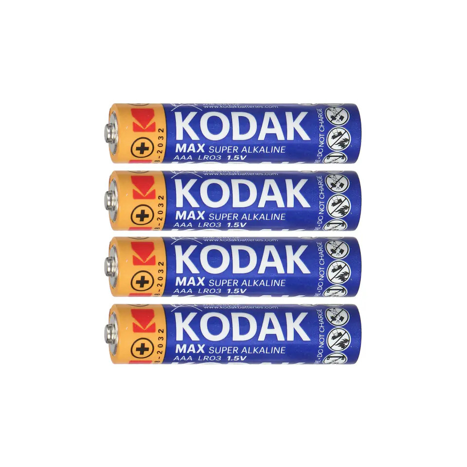 ⁨Baterie Kodak MAX Alkaline AAA LR03, 4 szt.⁩ w sklepie Wasserman.eu