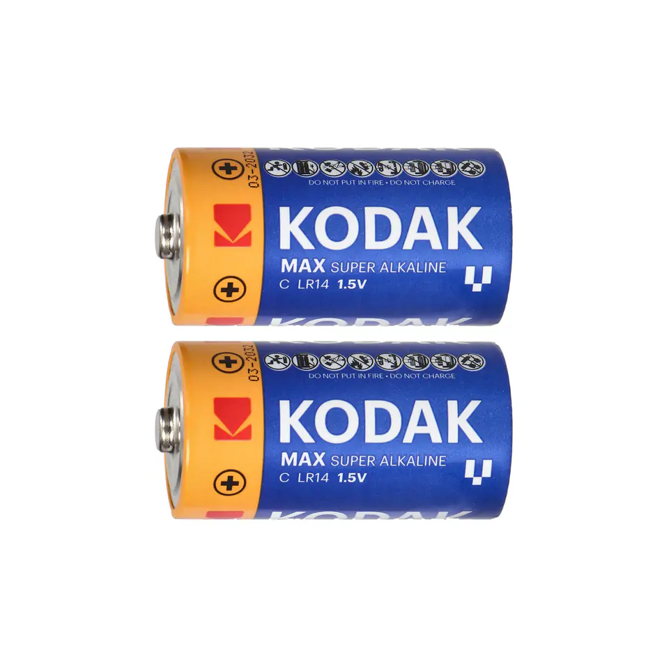 ⁨Baterie Kodak MAX Alkaline KC-2 LR14, 2 szt.⁩ w sklepie Wasserman.eu