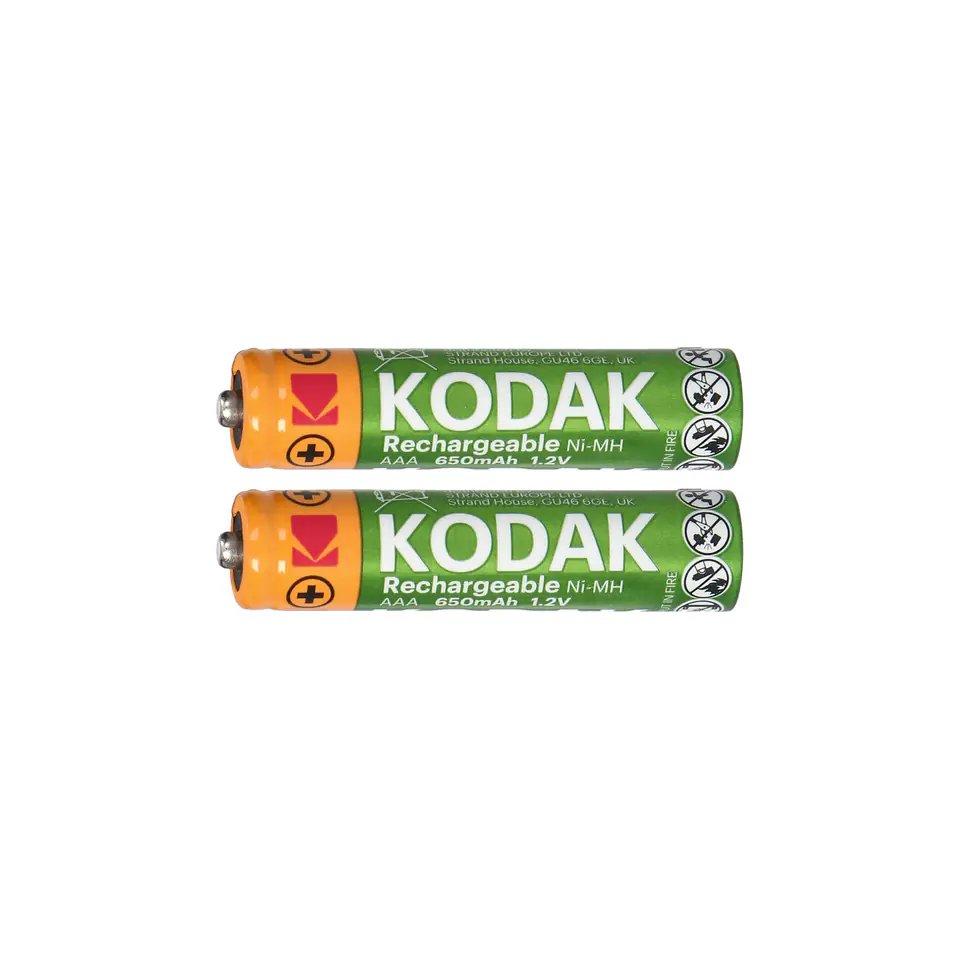 ⁨Akumulatorki Kodak Ni-MH AAA 650mAh, 2 szt.⁩ w sklepie Wasserman.eu