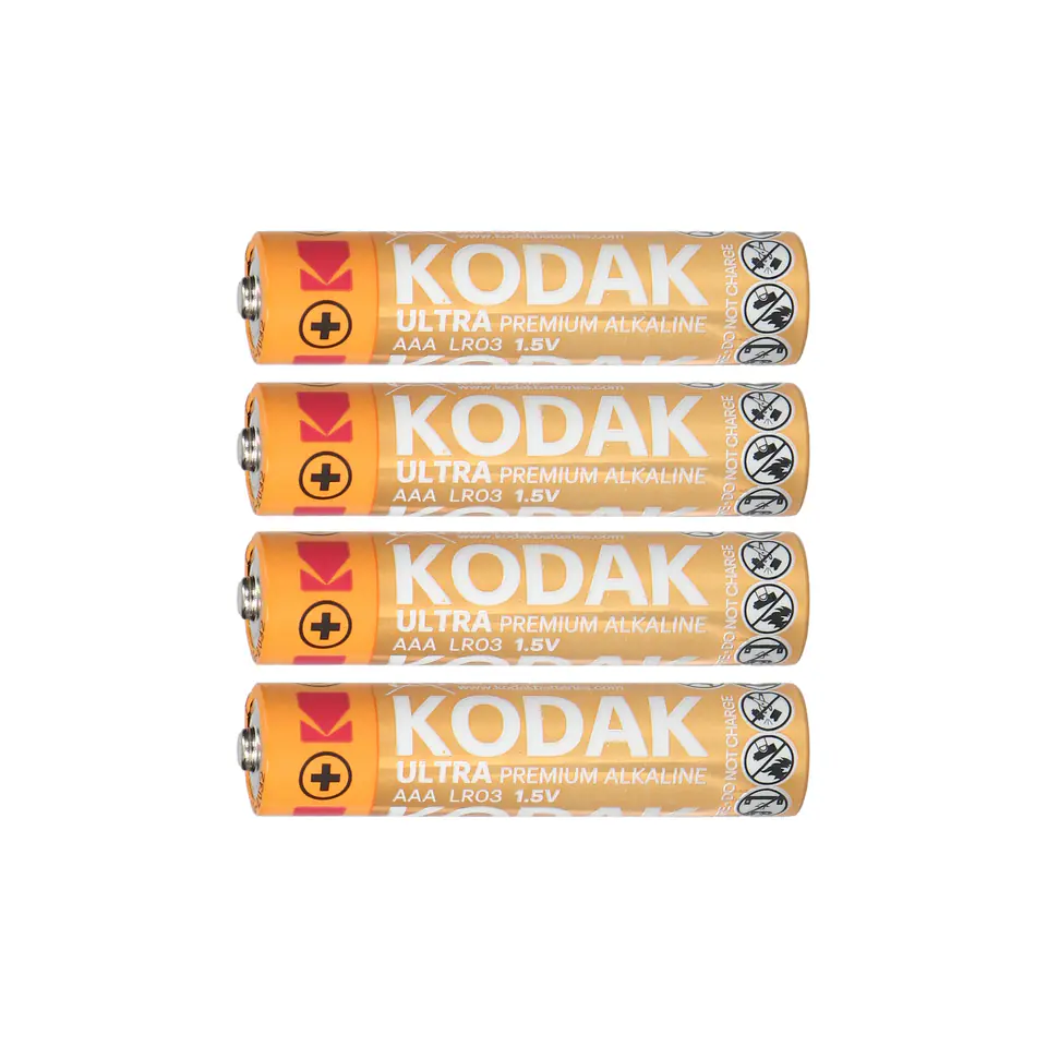 ⁨Baterie Kodak ULTRA Premium Alkaline AAA LR03, 4 szt.⁩ w sklepie Wasserman.eu