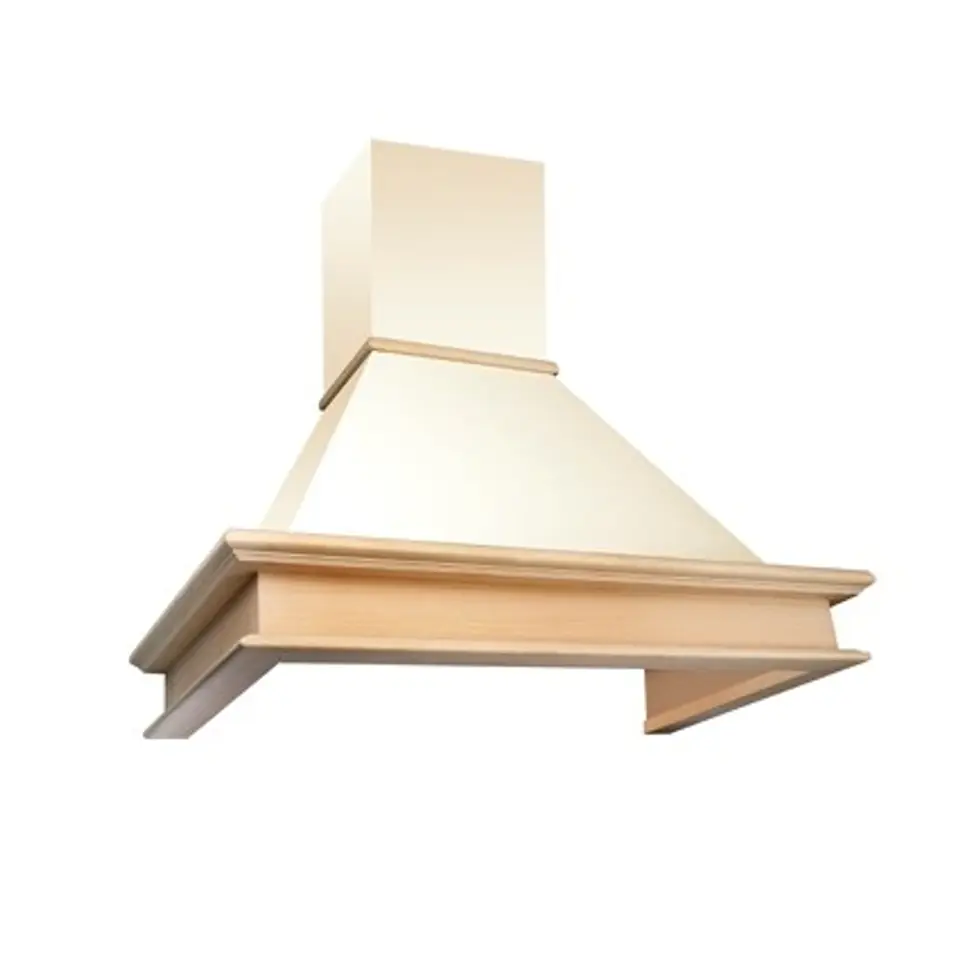 ⁨Akpo WK-4 Rustica 60 Cooker hood Wall-mounted Beige, Wood⁩ at Wasserman.eu