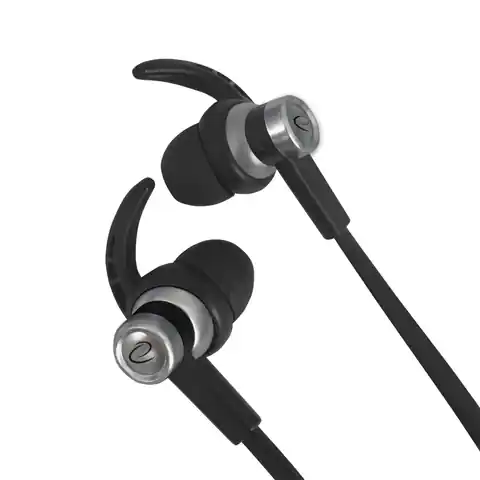 ⁨EH201KS Esperanza In-Ear-Kopfhörer mit Mikrofon und Reg. Band EH201 schwarz und silber⁩ im Wasserman.eu