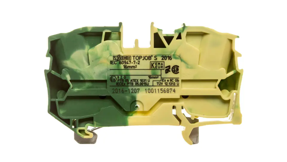 ⁨Protective rail connector 16mm2 yellow-green 2016-1207 TOPJOBS⁩ at Wasserman.eu